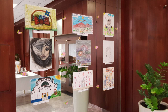 Spring art contest for the children of BIA officers